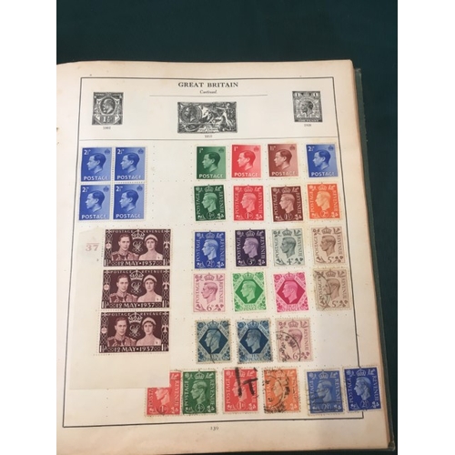 1320 - STAMP COLLECTION including a large album with GB and world used stamps from the 19th and 20thc, incl... 