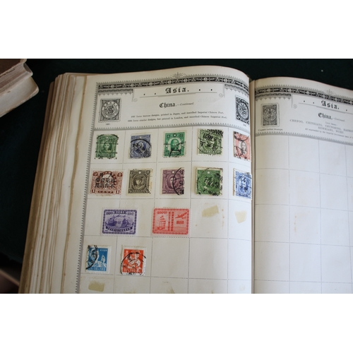 1320 - STAMP COLLECTION including a large album with GB and world used stamps from the 19th and 20thc, incl... 