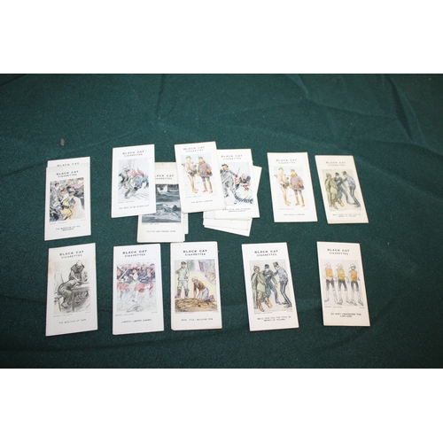 1330 - CIGARETTE CARDS in albums and in packets, including John Player Cricketers Caricatures, John Players... 