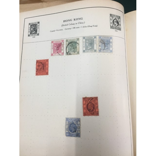 1331 - STRAND STAMP ALBUM including 19thc and 20thc GB content, including some blocks of mint stamps includ... 