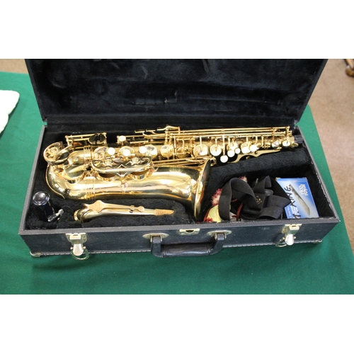 1698 - ALTO SAXOPHONE - BUFFET CRAMPON a Evette Buffet Crampon alto saxophone, with a mouthpiece and access... 