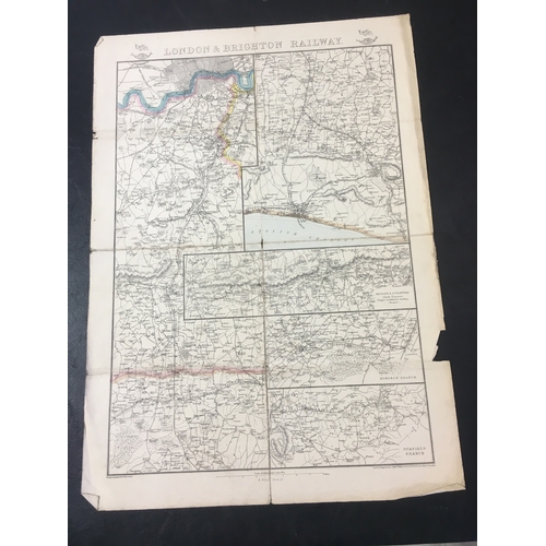 143 - Weller, Edward. The Dispatch Atlas, 246 single-page maps and 14 double-page, the majority hand-colou... 