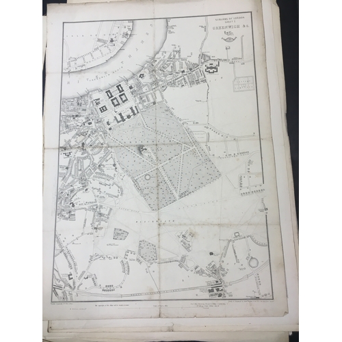 143 - Weller, Edward. The Dispatch Atlas, 246 single-page maps and 14 double-page, the majority hand-colou... 