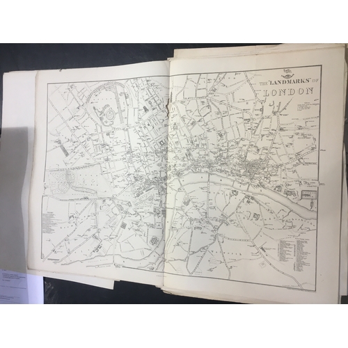 143 - Weller, Edward. The Dispatch Atlas, 246 single-page maps and 14 double-page, the majority hand-colou... 