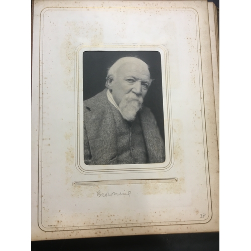 230 - Maria Elizabeth Moulton-Barrett. A family photograph album containing 120 portraits and 2 views of W... 