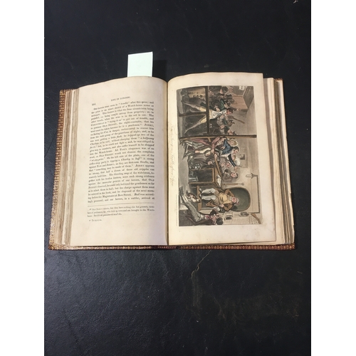 36 - Egan, Pierce. Life in London; or, the Day and Night Scenes of Jerry Hawthorn, Esq., hand-coloured aq... 