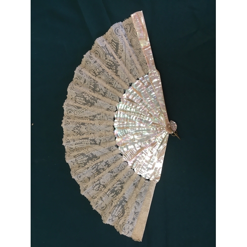 1793 - ANTIQUE FANS, PARASOL & VINTAGE CLOTHING a mixed lot including a qty of 19th and early 20thc baby go... 