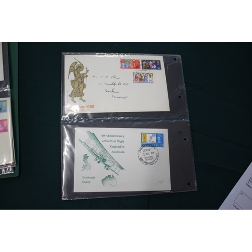 1340 - POSTAL HISTORY, EARLY FIRST DAY COVERS & GREAT BRITAIN STAMPS including an album with 2 19thc letter... 