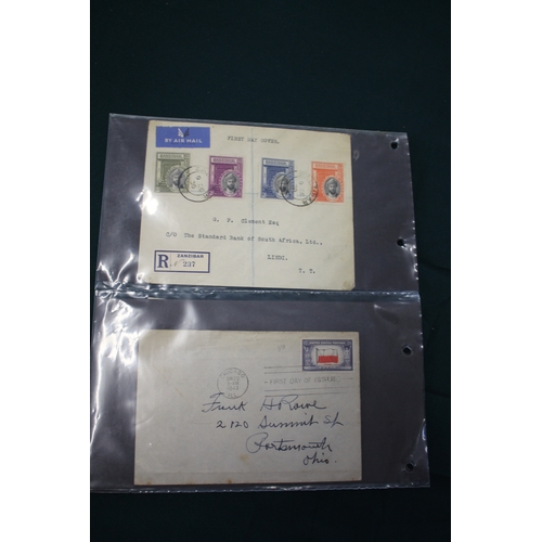 1340 - POSTAL HISTORY, EARLY FIRST DAY COVERS & GREAT BRITAIN STAMPS including an album with 2 19thc letter... 