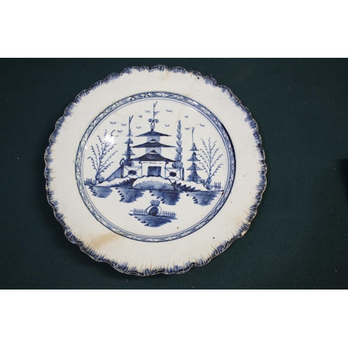 1368A - WHIELDON STYLE CREAMWARE BUTTER BOAT late 18th century, with brown sponged decoration, length 12cm; ... 