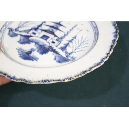 1368A - WHIELDON STYLE CREAMWARE BUTTER BOAT late 18th century, with brown sponged decoration, length 12cm; ... 