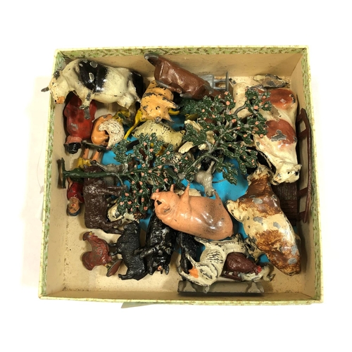 154 - Mixed Lot of Lead Farmyard Animals