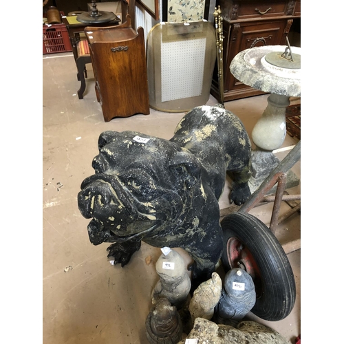 973 - Large Bull Dog Figure