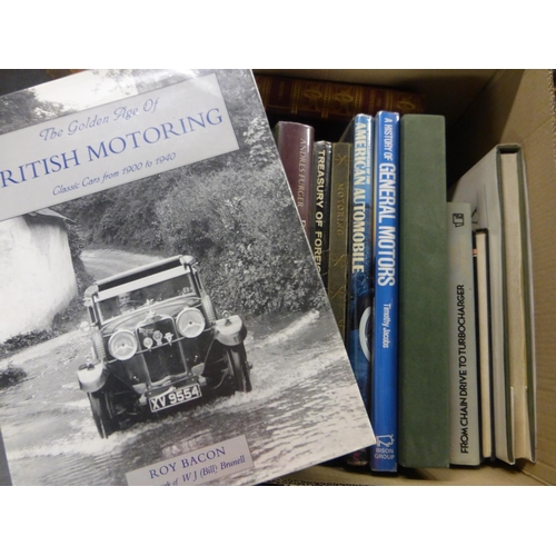 632 - British Motoring.  The Golden Age of British Motoring by Roy Bacon, a 1995 1st edition of this 'inte... 