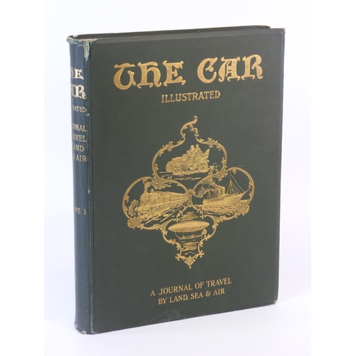 657 - The Car Illustrated: A Journal of Travel by Land, Sea, & Air.  A very good run of this folio-sized w... 