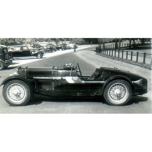 696 - Aston Martin.  A folder covering the period 1922 to 1935, it includes postcard-sized monochrome phot... 