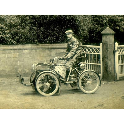 760 - Tony Huber 1902 - 1906.  About 40 photographs, to include motor show stands, postcards, coach-builde... 