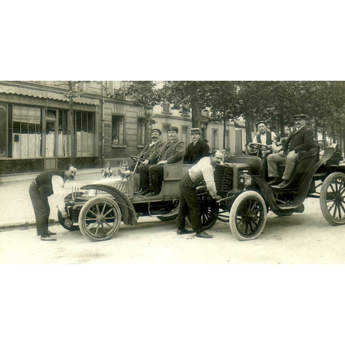 773 - Panhard et Levassor.  Five folders, the first dated 1892 - 1900, comprising early images in postcard... 