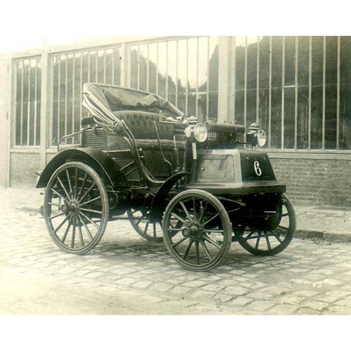 773 - Panhard et Levassor.  Five folders, the first dated 1892 - 1900, comprising early images in postcard... 