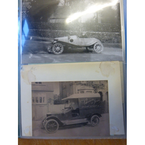 678 - Auto Carrier - AC.  A folder covering the period 1909-1938, social scenes, showrooms, competitions. ... 