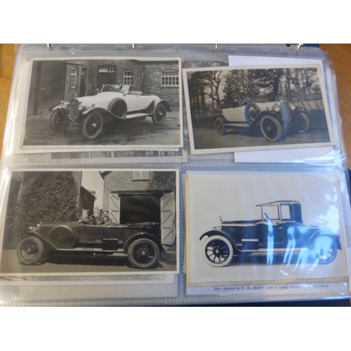 761 - Sunbeam Motor-Cars.  Two folders containing over 100 photographs of various Sunbeam models for the p... 