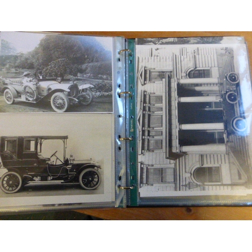 761 - Sunbeam Motor-Cars.  Two folders containing over 100 photographs of various Sunbeam models for the p... 