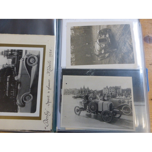 735 - La Buire 1904 - 1930.  An album with 20 postcards, some with stamps and greetings, good half-plate o... 