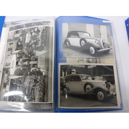 693 - Austro Daimler.  A folder covering the period 1899 to 1934, to include postcards, coach-builders' pr... 