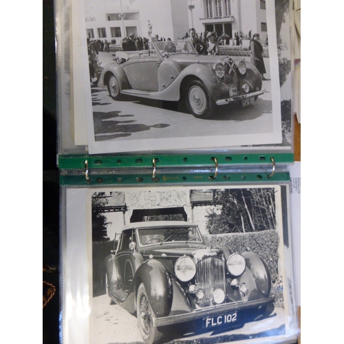 717 - Lagonda 1906 - 1939.  A good collection in two albums, covering the veteran and vintage period, some... 