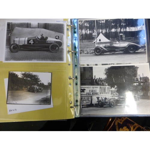 717 - Lagonda 1906 - 1939.  A good collection in two albums, covering the veteran and vintage period, some... 