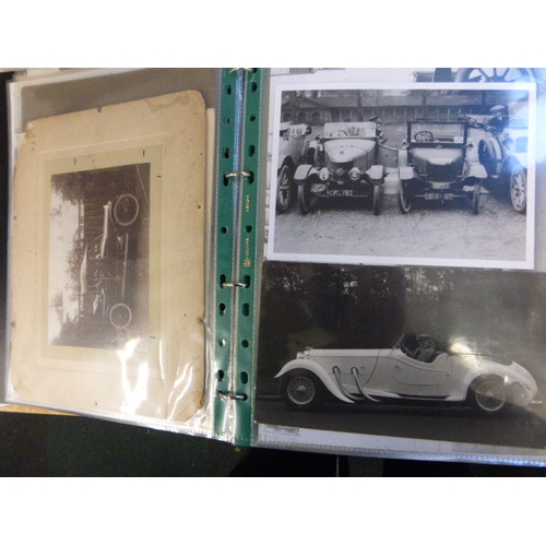 717 - Lagonda 1906 - 1939.  A good collection in two albums, covering the veteran and vintage period, some... 