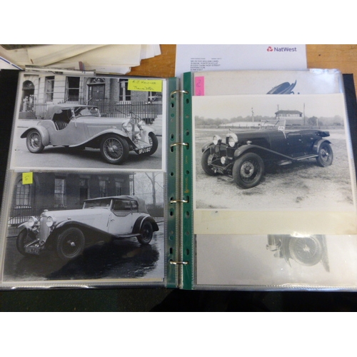 717 - Lagonda 1906 - 1939.  A good collection in two albums, covering the veteran and vintage period, some... 