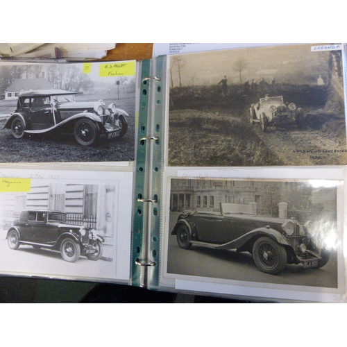 717 - Lagonda 1906 - 1939.  A good collection in two albums, covering the veteran and vintage period, some... 