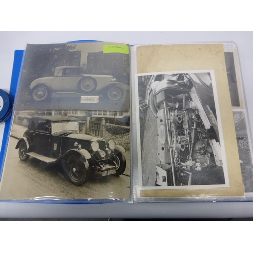 729 - Invicta 1925 - 1938.  A folder of about 40 photographs, many in competition guise, some coachwork im... 