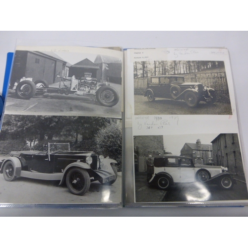 729 - Invicta 1925 - 1938.  A folder of about 40 photographs, many in competition guise, some coachwork im... 