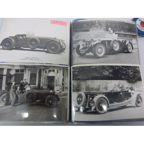 729 - Invicta 1925 - 1938.  A folder of about 40 photographs, many in competition guise, some coachwork im... 