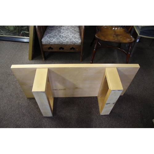 1010 - DEVON GUILD OF CRAFTSMEN - SYCAMORE COFFEE TABLE a low coffee table with a rectangular top supported... 