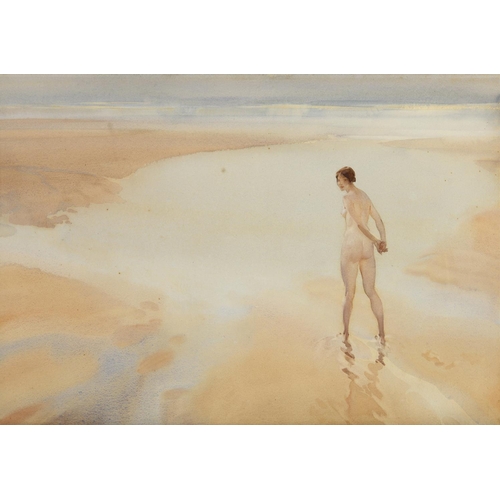 1526 - SIR WILLIAM RUSSELL FLINT, RA, PRWS (1880-1969) WITHOUT IMPEDIMENT Signed, also signed and inscribe... 