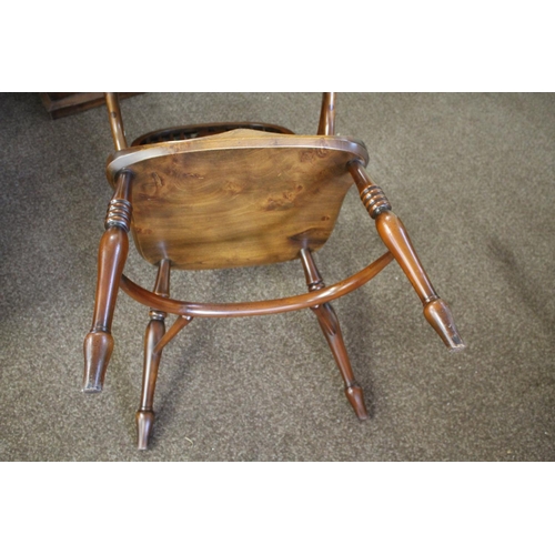 1016 - STEWART LINFORD - MILLENNIUM LIMITED EDITION WINDSOR CHAIR a yew and elm windsor chair, with bog oak... 