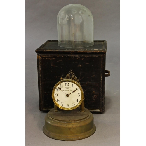 1578 - A EUREKA CLOCK Co Ltd ELECTRIC MANTEL CLOCK, the 10cm cream dial inscribed 'Eureka Clock Co. Ltd. Lo... 