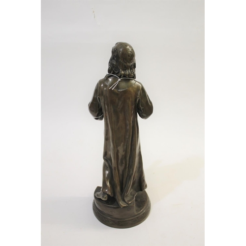 1037 - AFTER FRANCOIS RAOUL LARCHE (1860-1912 - LARGE BRONZE OF JESUS a large full length bronze of Jesus w... 