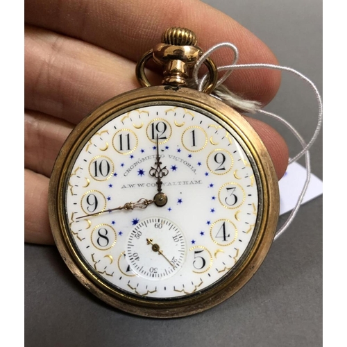 119 - A.W.W Co Waltham Cronometro Victoria Pocket Watch