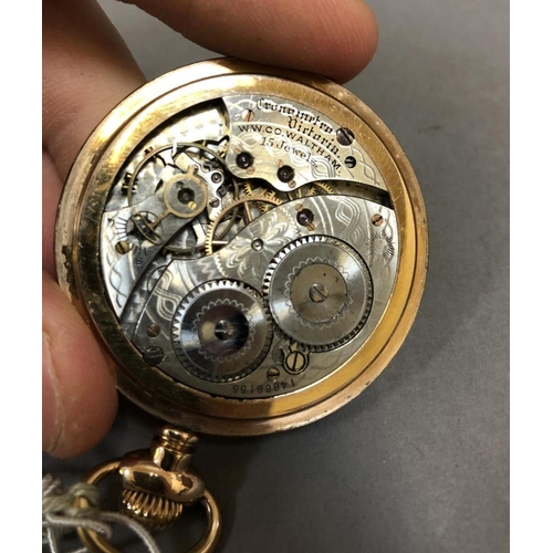 119 - A.W.W Co Waltham Cronometro Victoria Pocket Watch