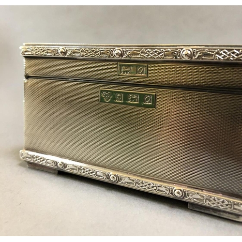 45 - Silver Cigarette Box - 15ozs in total