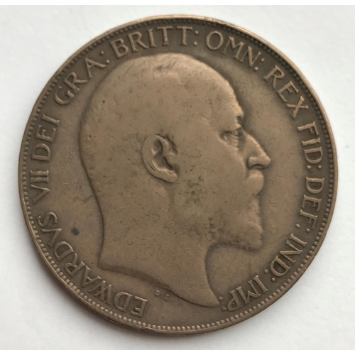 1162 - AN EDWARD VII CROWN. An Edward VII Crown dated 1902, bare head r, regnal date to the rim II.