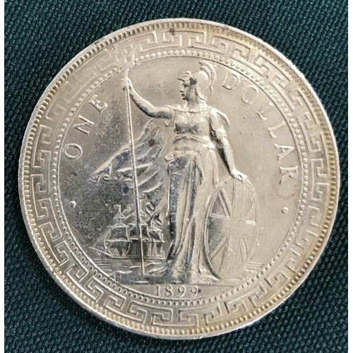 1170 - A HONG KONG TRADE DOLLAR. A Hong Kong trade dollar with a standing figure of Britannia by a shield, ... 