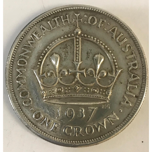 1171 - A 1937 AUSTRALIAN CROWN. A 1937 Crown, Commonwealth of Australia, with bust of George VI l.