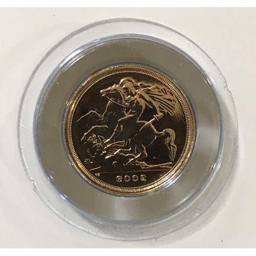 1336 - A ROYAL MINT QUARTER SOVEREIGN. A Royal Mint Quarter Sovereign dated 2009, in original packaging. 1.... 