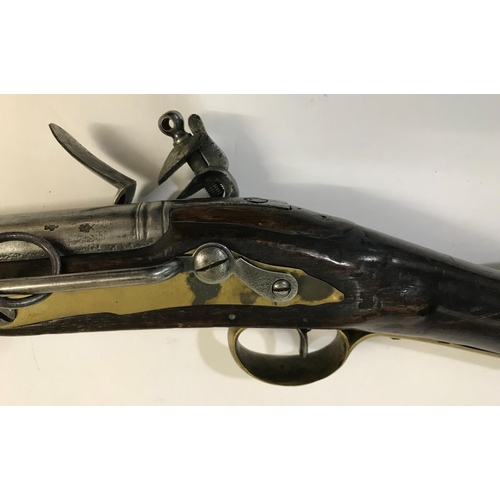 321 - AN ELIOTT'S LIGHT DRAGOON CARBINE. A Carbine with a 71.5cm tapering barrel, the flintlock action mar... 