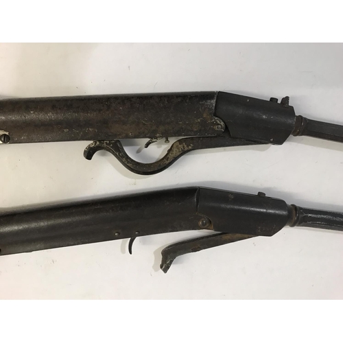 354 - TWO SIMILAR GEM AIR RIFLES. Two German made .177 'GEM' Air rifles, one numbered 1055, 83 and 88 cm.